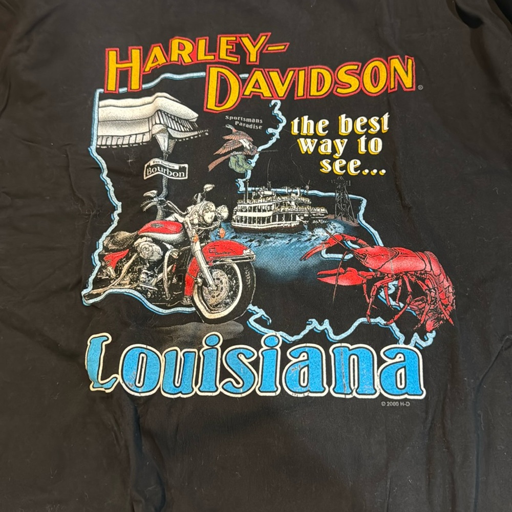 Harley Davidson black long sleeved tee